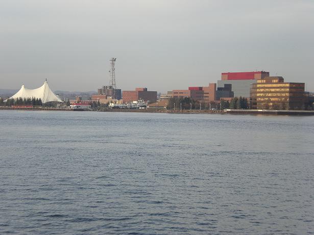 SOO ONTARIO ACROSS THE RIVER